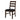 Dining Chair, Dining Room, Side, Upholstered, Transitional (Set of 2) - Black