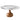 Round Dining Table 53" With Lazy Susan - Walnut / White