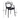 Dining Chair (Set of 4) - Black - Plastic