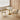 Round Bistro Table - Gold / White