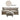Upendo - Pattern Linen Sofa With 2 Toss Pillows - Beige