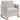 Rufo - Upholstered Curved Track Arm Chair - Beige