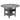 Counter Height Dining Table With Built In Lazy Susan And Storage Shelves