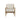 Tage - Upholstered Accent Armchair With Slatted Back Design - Ivory