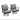 Swivel Rocker Patio Chairs With Cushions, All Weather (Set of 2) - Gray