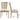 Upholstered Dining Chairs With T - Shaped Back (Set of 2) - Beige