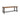 Equilibrium - Outdoor Dining Table With Wooden Frame And Slat Top