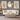 Perrine - Rectangle End Table - Silver / Gold