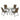 Outdoor Furniture Set, Foldable Patio Dining Set With Table And Chairs - Dark Brown