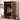 2 Door Wooden Wardrobe Armoire With 3 Storage Shelves - Brown