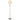 3 Piece Lamp Set, Floor Lamp And 2 Table Lamps - Silver