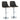 Gianna - Mid Century Modern Adjustable Barstool With Swivel With Oval Footrest (Set of 2)