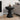 Round Accent Table, Indoor Outdoor - Black