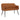 Daniella - Industrial High Back Bench - Black / Camel