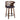 Cosini - Mid-Century Modern Fixed Height Counter Stool With Swivel With Round Footrest (Set of 2) - Walnut / Brown