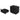 Nightstands, Bedside Table With 2 Drawers (Set of 2) - Black