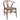 Guinea - 5 Piece Dining Set With Round Table And Upholstered Chairs - Walnut