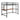 Twin Loft Bed With Desk And Shelve - Black