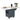 Versatile Wood Folding Dining Table With Wheels, Storage Rack & Drawer, Space Saving Design - White