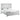 Queen Panel Bed - Gray - Wood