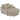 Modern Chaise Lounge Upholstered Sofa Couch With Tufted Seat And Detachable Pillows For Living Room