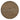 Brutus - 5 Piece Wide Contemporary Round Dining Table With Wheat Colored Fabric Chairs (Set of 5) - Vintage Walnut