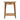 Woven End Table - Brown