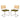 Rattan Side Accent Dining Chairs With Painted Legs (Set of 2)