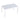 Modern Long Table, UV Resistant And Rust Proof, Pp Tabletop, UV Resistant Powder Coated Metal Legs - Snow White