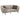 Saanich - Upholstered Curved With Plump Accent Pillows - Beige