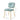 Modern Dining Chairs (Set of 2) Upholstered Accent Chairs With Metal Legs Space Saving Contemporary Seating - Green