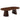 Oval Coffee Table For Living Room - Walnut