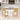 Pierre - Farmhouse Saddle Kitchen Island Counter Stool With Back - Sunkissed Beige Leather / Natural