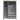 3 Door Storage Wardrobe With Cabinets And 2 Hanging Rods - Gray