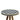 Inlay - Bone Tripod Stool - Beige / White