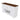 Rustic Farmhouse Kitchen Island With Storage Cabinet, Wood Top Breakfast Bar - White