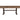 Pascaline - Rustic Dining Table - Brown / Oak