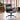 Modern Adjustable Office Chair Leather Upholstered Swivel Chair With Butterfly Mechanism Headrest - Gray