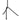Accent Table With Tripod Legs - Brown