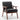 Mid Century Modern Accent Chair With Solid Wood Frame And Extra Thick Backrest