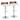 Maya - Mid Century Modern Adjustable Barstool With Swivel With Rounded Rectangle Footrest (Set of 2)