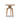 Carmel - Round Side Table - Antique Brown