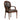 Benard - Traditional Oval Back Chair With Floral Carvings - Brown