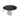 Modern Artificial Stone Round Plywood Base Dining Table, Can Accommodate 6 People, (Not Including Chairs) - Black / Beige