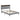 Modern Upholstered Platform Bed Frame With Button Tufted Headboard And USB Ports