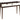 Christa - Sofa Table - White / Espresso