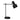 Lighting, Table Lamp, USB Port Included, Modern - Black