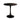 Mid-Century Round Dining Table With Pedestal Base For 2 - 4 People