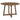Guinea - Dining Table With Interlocking Base Design - Walnut