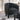 Accent Chair With Matching Ottoman Upholstered Round Backrest, Seating Set - Black